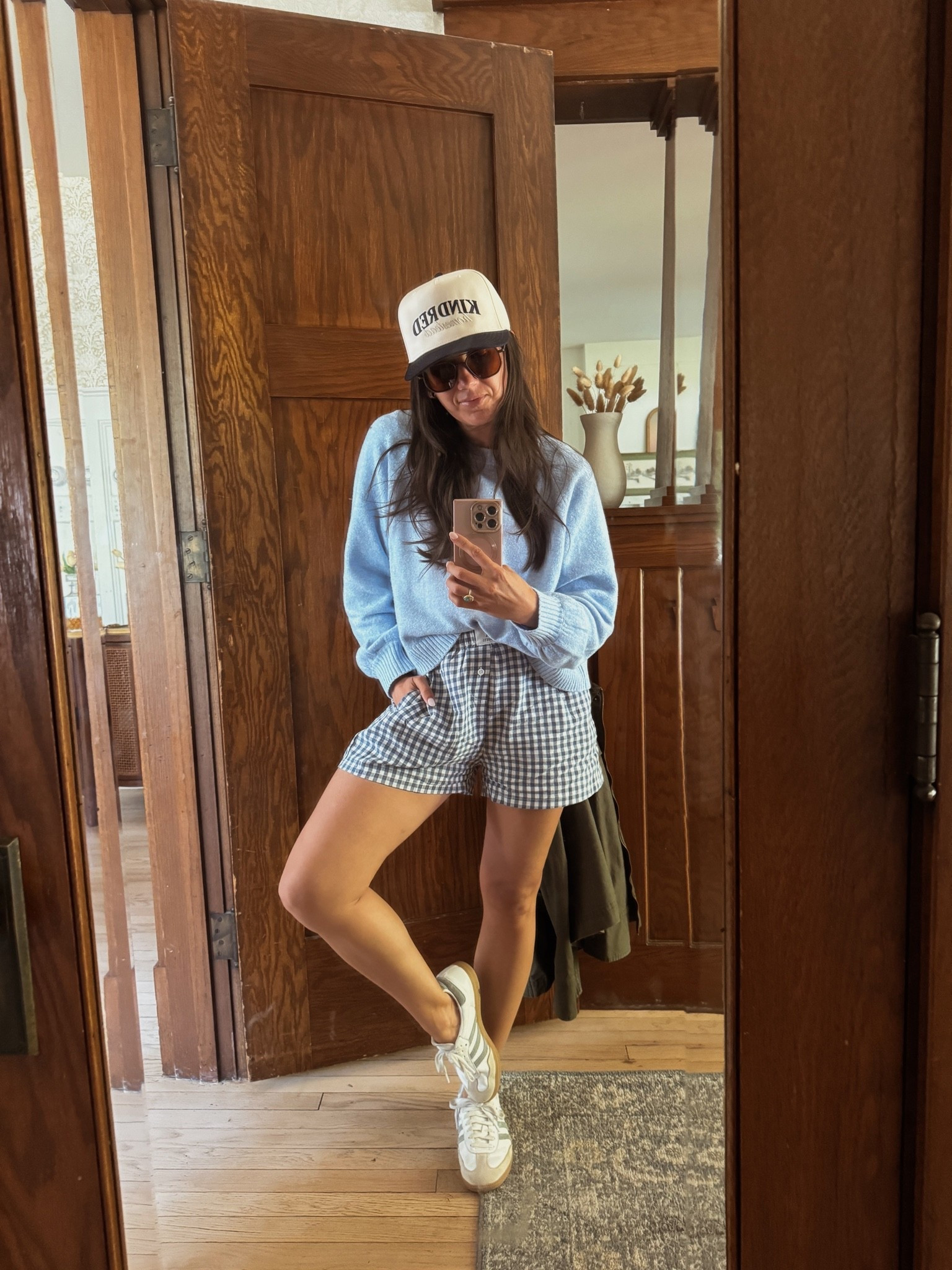 Casual Spring + Summer Outfit of the Day 💙✨ | Soft blues, gingham layers, and easy everyday pieces that feel like sunshine and slow mornings. Effortless, breathable, and perfect for everything from school drop-off to coffee runs and weekend wandering. Shop my LTK for all the cozy warm-weather staples. #LTKStyle #SpringOutfit #SummerStyle #GinghamLove

#LTKootd