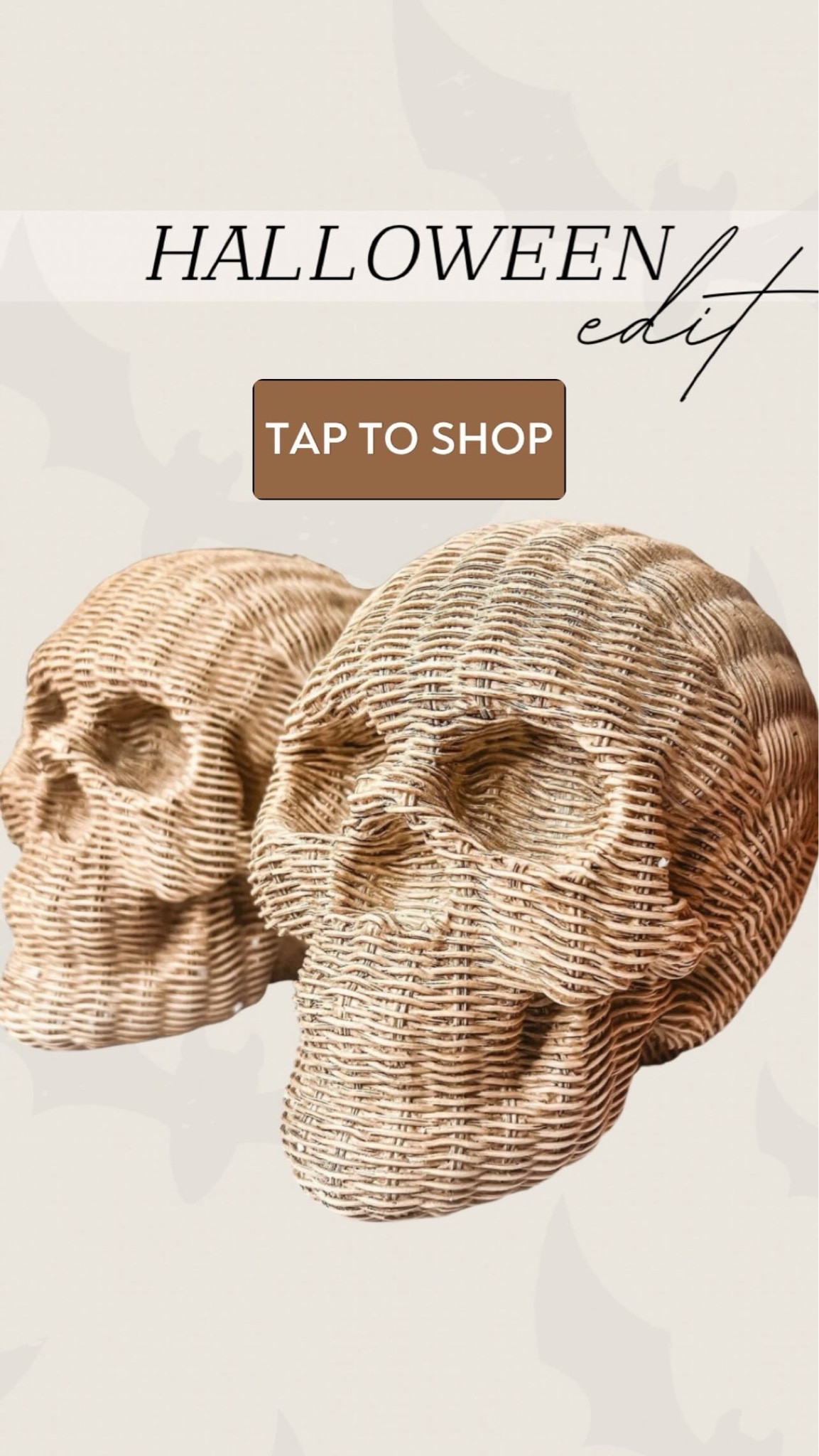 Beautiful wicker rattan skull heads for under $10 💀 #halloweendecor #halloweenfinds #skeleton #skull #ltkhalloween #homedecor #halloweenhomedecor #halloweenhomefinds #rattanskull #wickerskull 

#LTKSeasonal #LTKHome #LTKSaleAlert