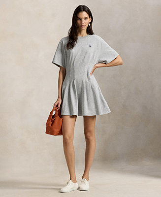 Women's Crewneck Fit & Flare T-Shirt Dress | Macy's