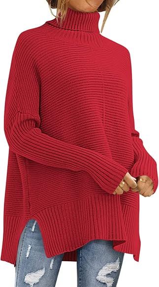 PRETTYGARDEN Women’s Oversized Chunky Knit Sweater – Lantern Sleeve Crewneck Pullover For Fall/Winter 2025