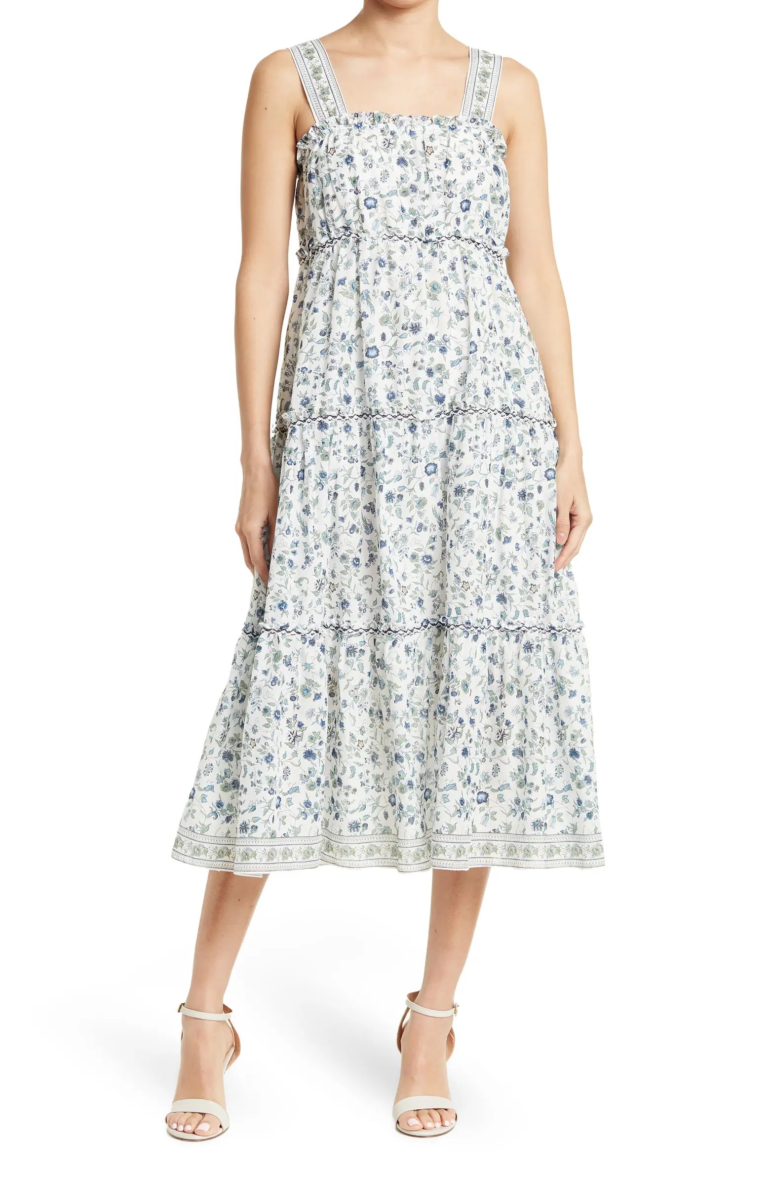 Sleeveless Printed Tiered Dress | Nordstrom Rack