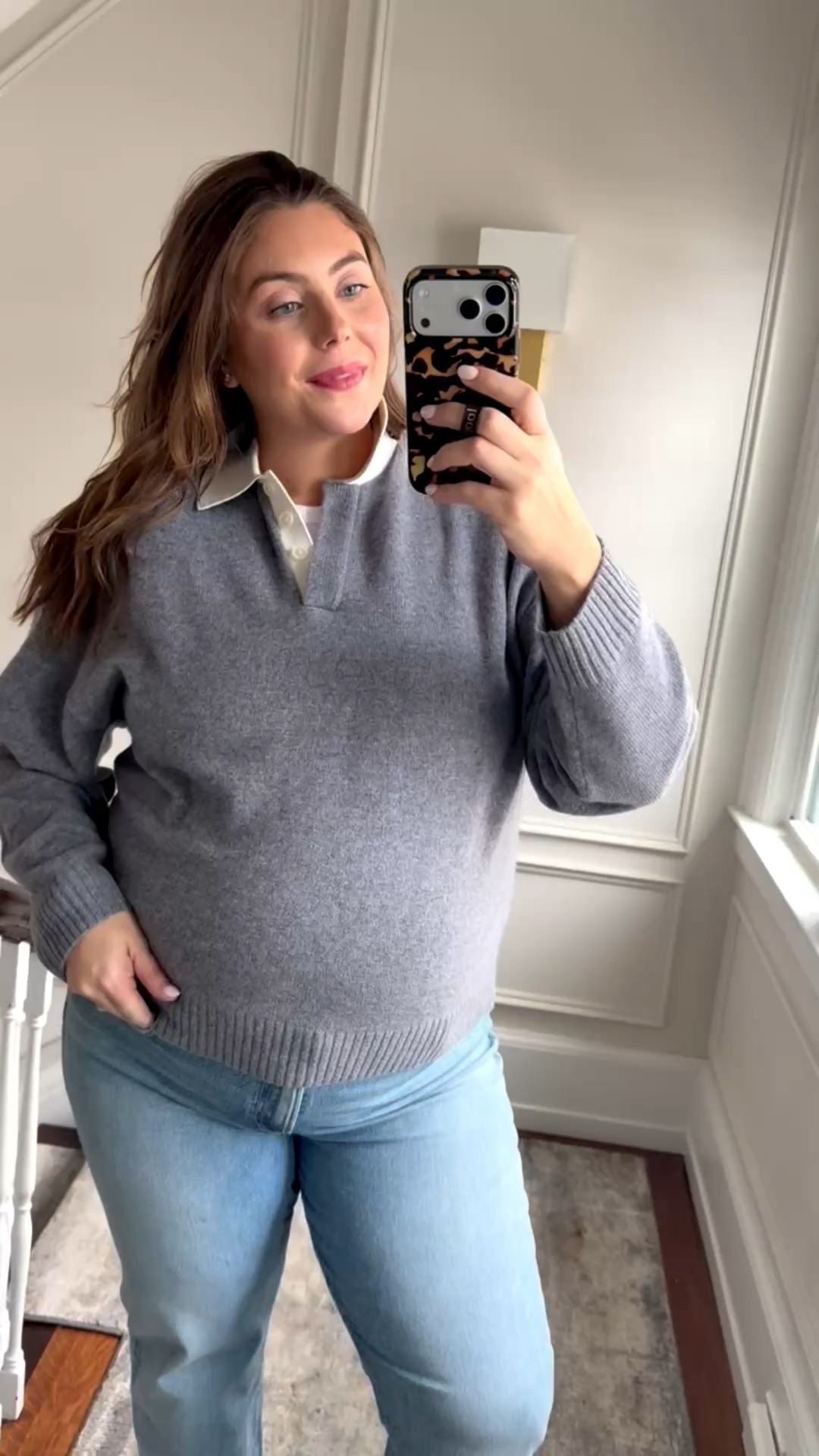 New spring styles just in from @jcrew - wearing size XXL in sweater. 

#LTKMidsize #LTKWorkwear #LTKmomlife