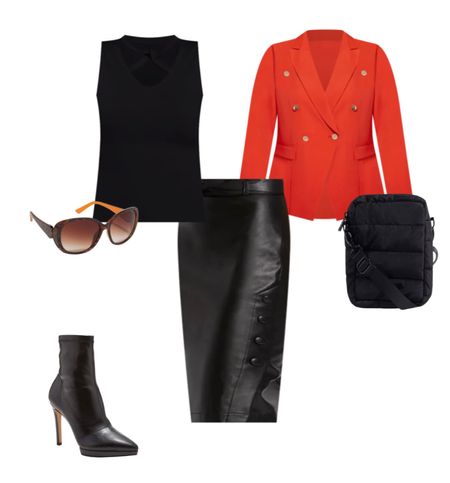 Shop this faux leather skirt and blazer with sleek boots look for the office day and then for the evening you are set to go with the blazer off!! Follow for more inspiration and deals!

#LTKstyletip #LTKworkwear #LTKcurves
