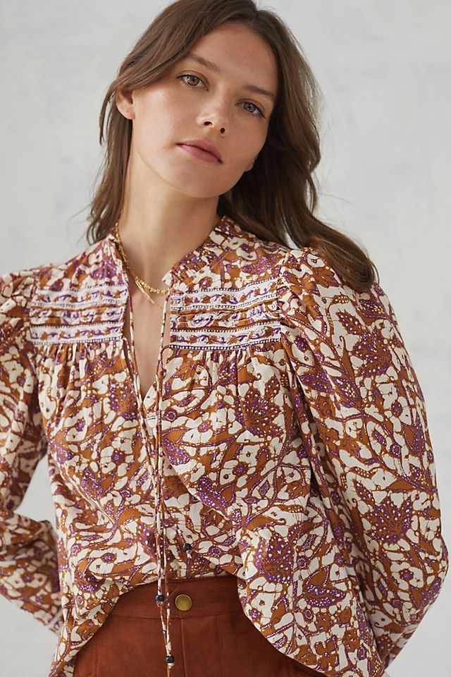 Puff-Sleeved Blouse | Anthropologie (US)