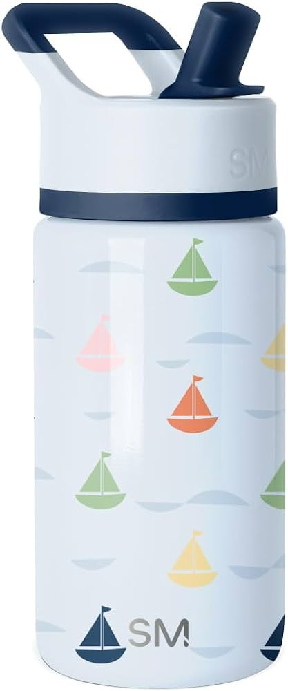 Simple Modern Kids Summit Water Bottle with Straw Lid | 14oz Stainless Steel Cup Insulated Tumble... | Amazon (US)