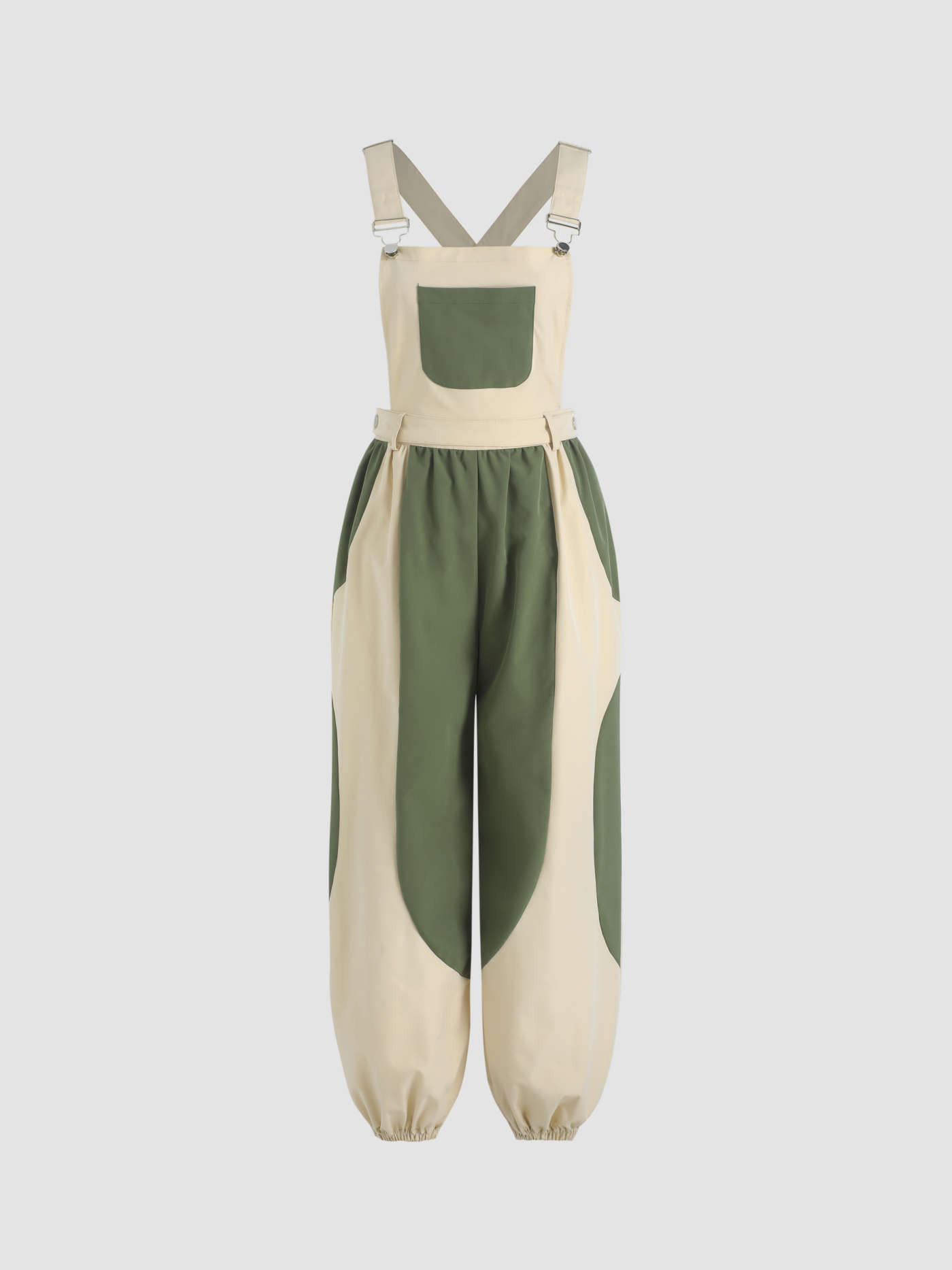 Patchy Buckle Up Jogger Jumpsuit - Cider | Cider