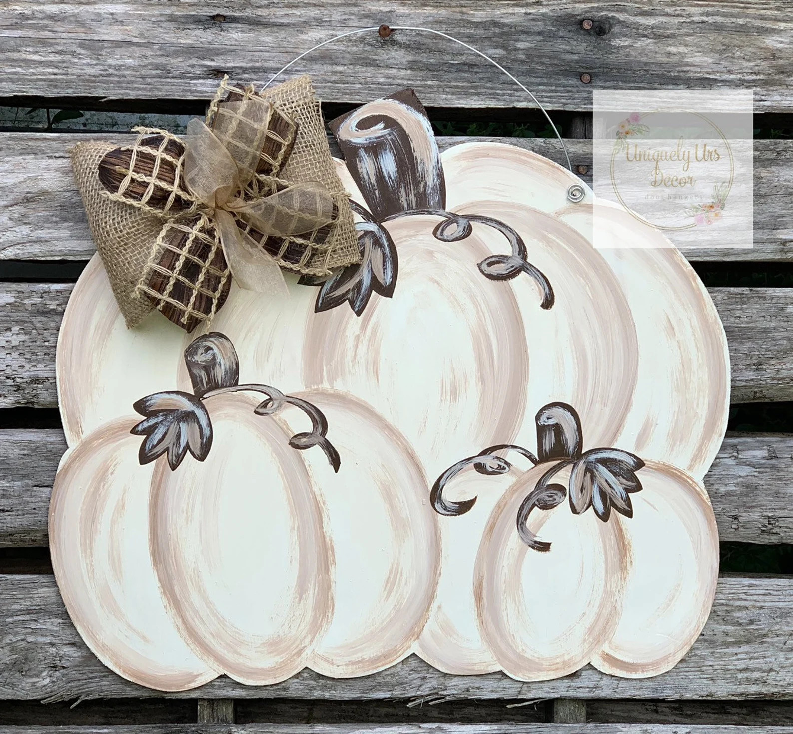 Pumpkin Door Hanger Door Hanger Fall Door Hanger - Etsy | Etsy (US)