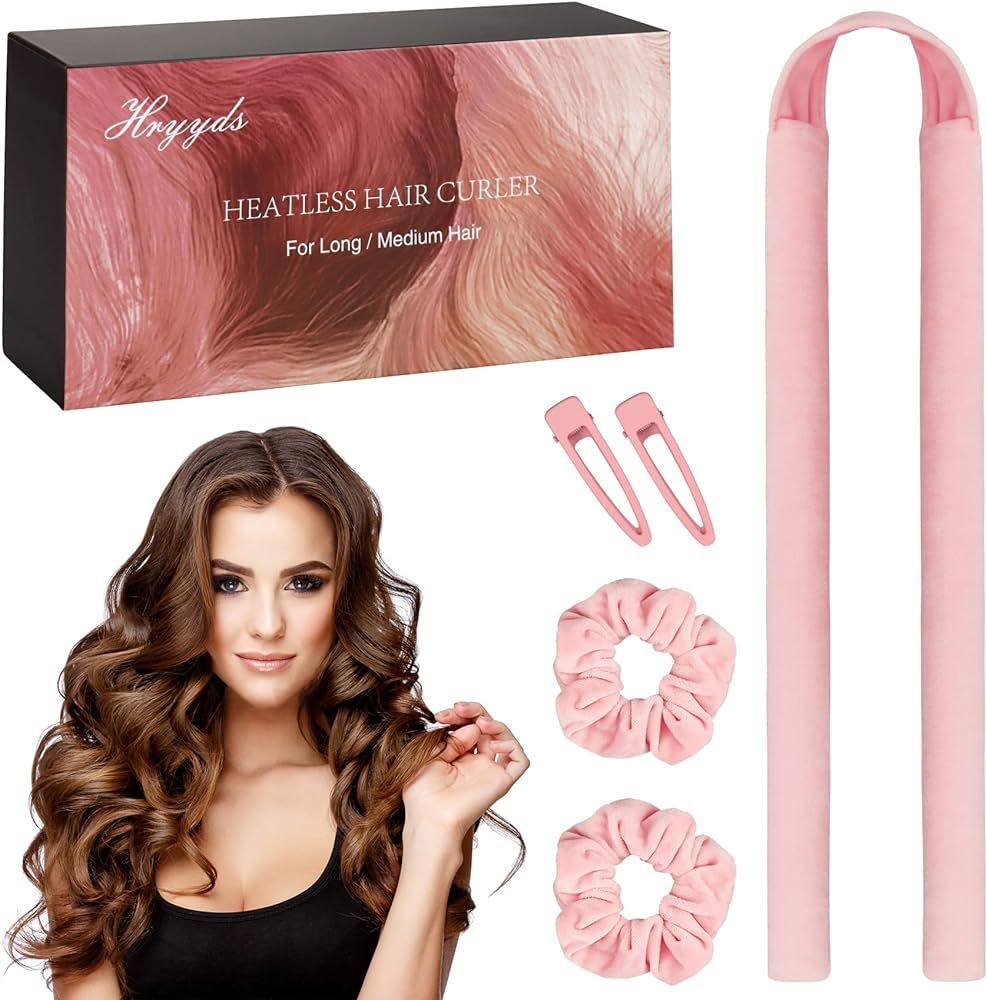 Upgraded Heatless Hair Curler, with Gift Box, Velvet Heatless Curls Headband ​- No Smell, Heatl... | Amazon (US)