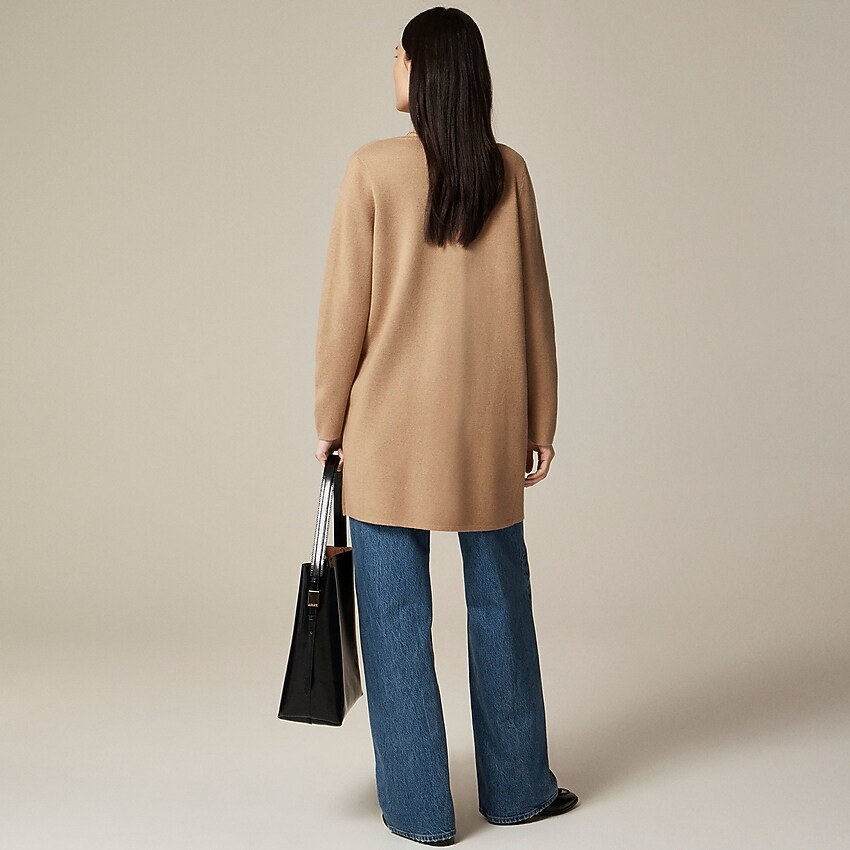 Juliette collarless sweater-blazer | J. Crew US