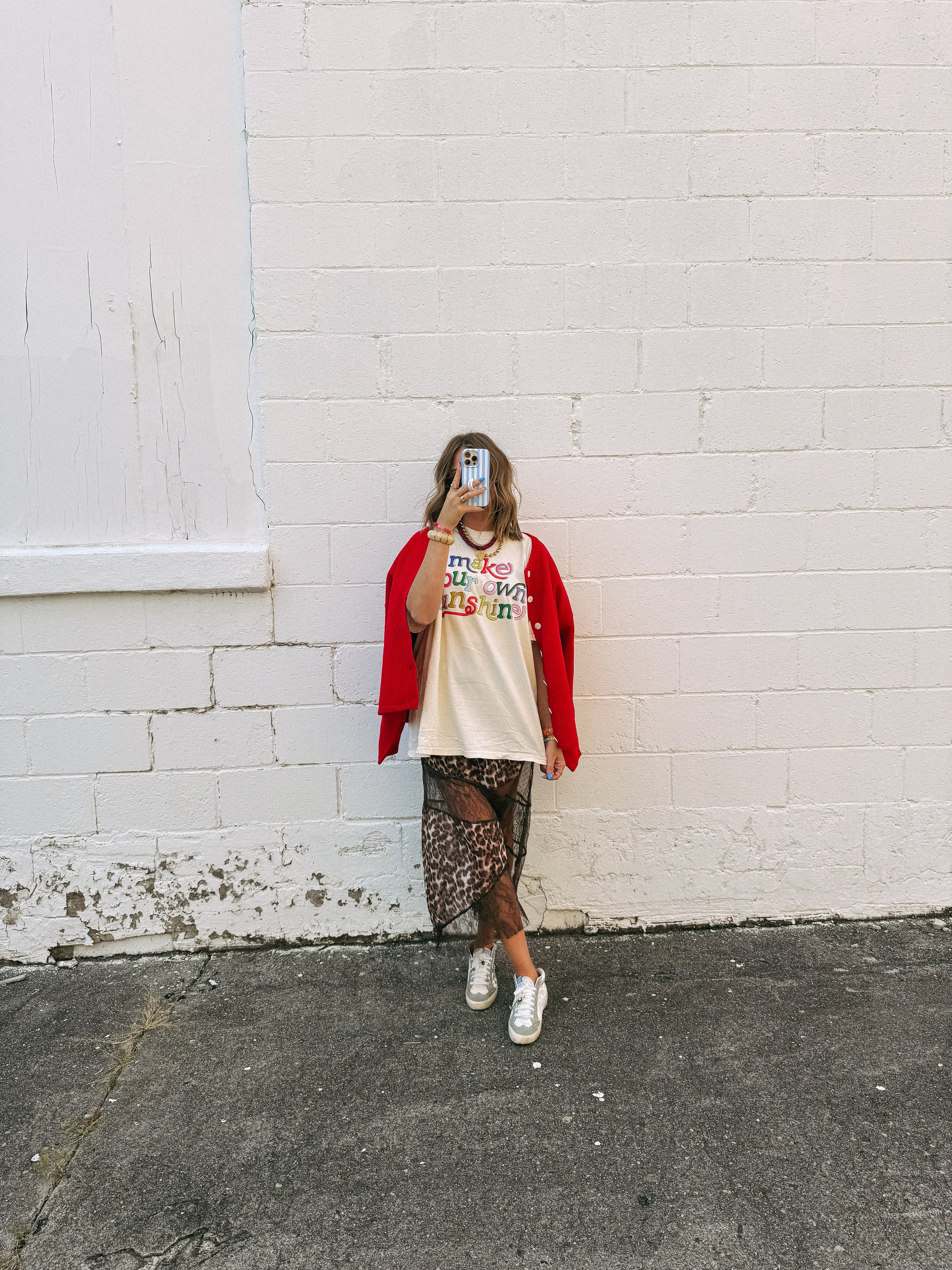 ETTA OG | make your own sunshine graphic tee - ivory / multicolor | Etta+East