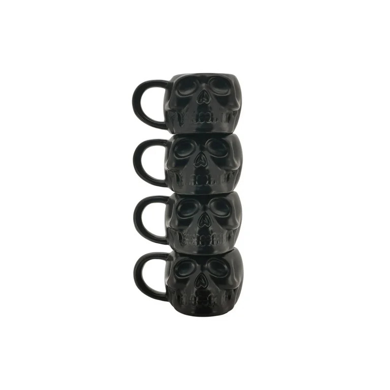 Way To Celebrate Halloween Skull Mug Stack | Walmart (US)