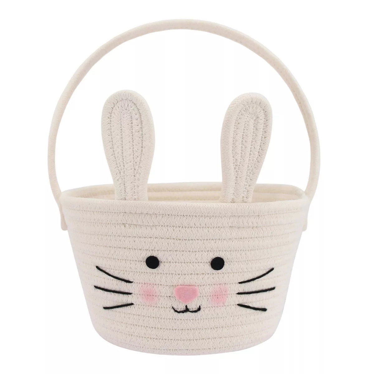 Circular Rope Decorative Easter Basket Bunny - Spritz™ | Target