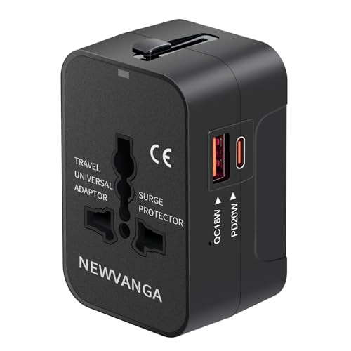 Travel Adapter USB C, Universal All in One Worldwide Travel Adapter Fast Charge GaN PD3.0 Type C ... | Amazon (US)
