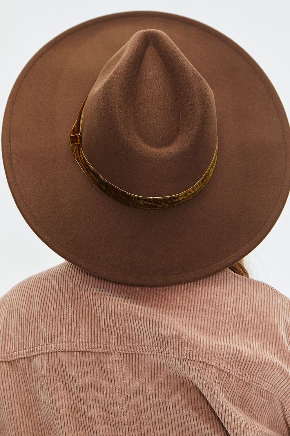 Pinched Velvet-Trim Cowboy Hat | Forever 21 (US)