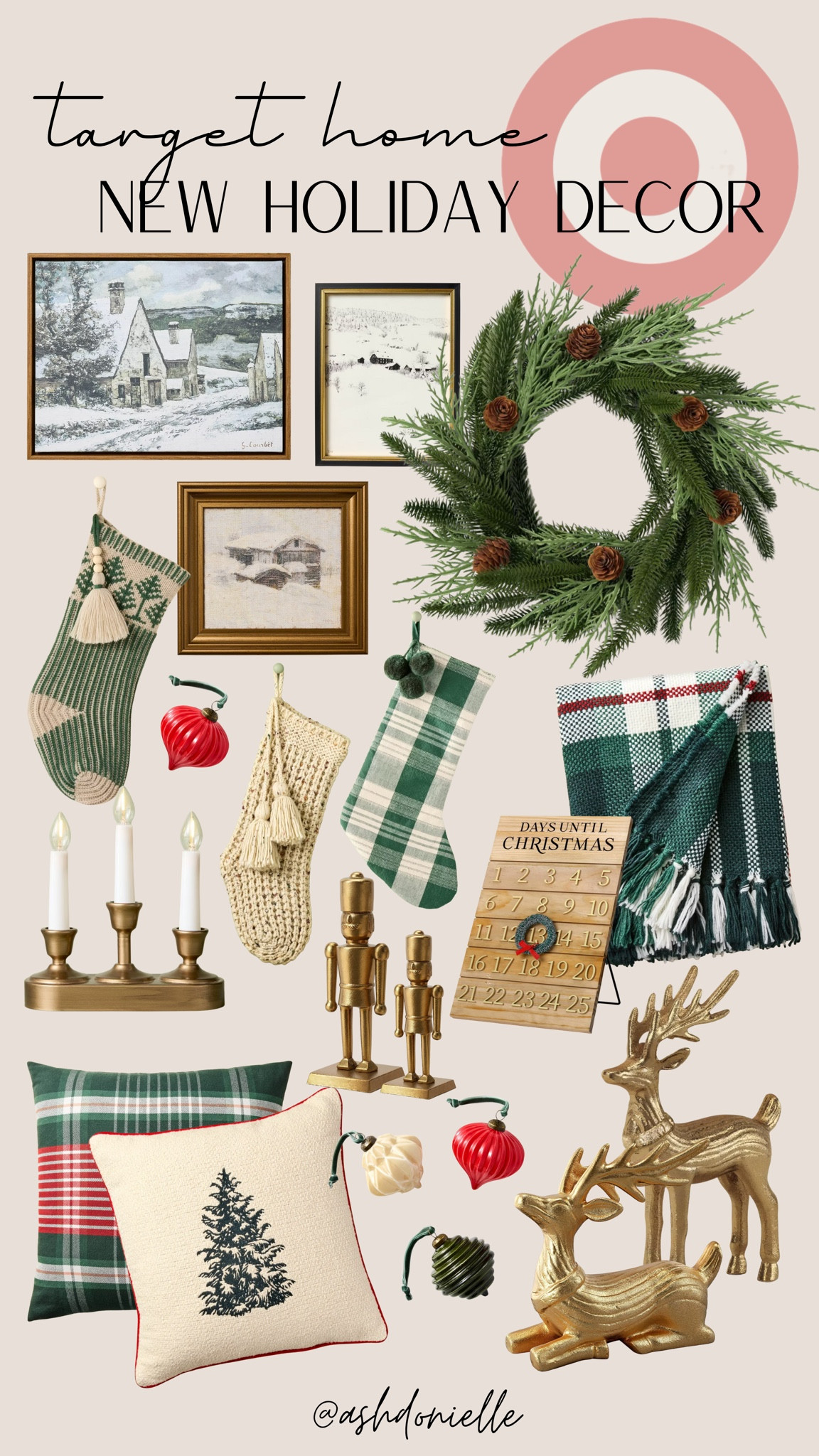 Target new holiday home decor

Holiday home decor
Classic Christmas decor
Cozy winter home accents
Tartan and plaid decor
Neutral holiday aesthetic
Mixed metals holiday
Flocked Christmas tree style
Stockings and mantle decor
Holiday table styling
Twinkle lights and garlands

#LTKHome #LTKSeasonal #LTKHoliday