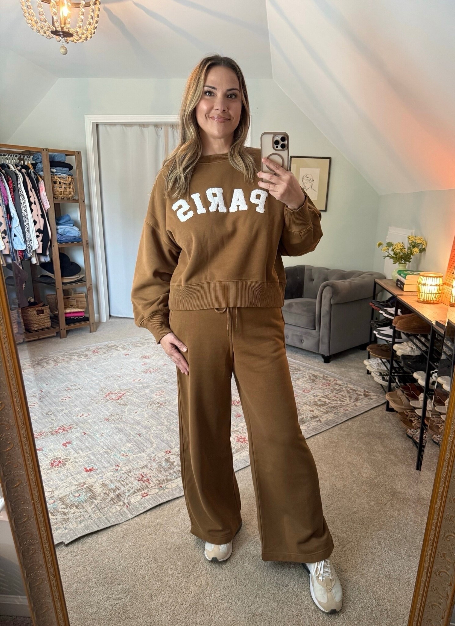 Cozy meets chic 🤎 This Lou & Grey wide leg set is buttery soft and so easy to wear on repeat. The PARIS sweatshirt detail is giving fall-in-France vibes 🇫🇷✨

Perfect for errands, lounging, or a casual coffee date. Linking it + today’s best deals for you to shop below ⬇️

#LouandGrey #LTKFallStyle #LTKSeasonal #LTKFinds #LTKSale