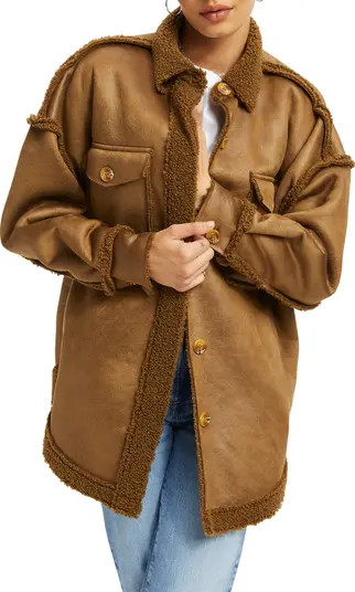 Faux Shearling Coat | Nordstrom