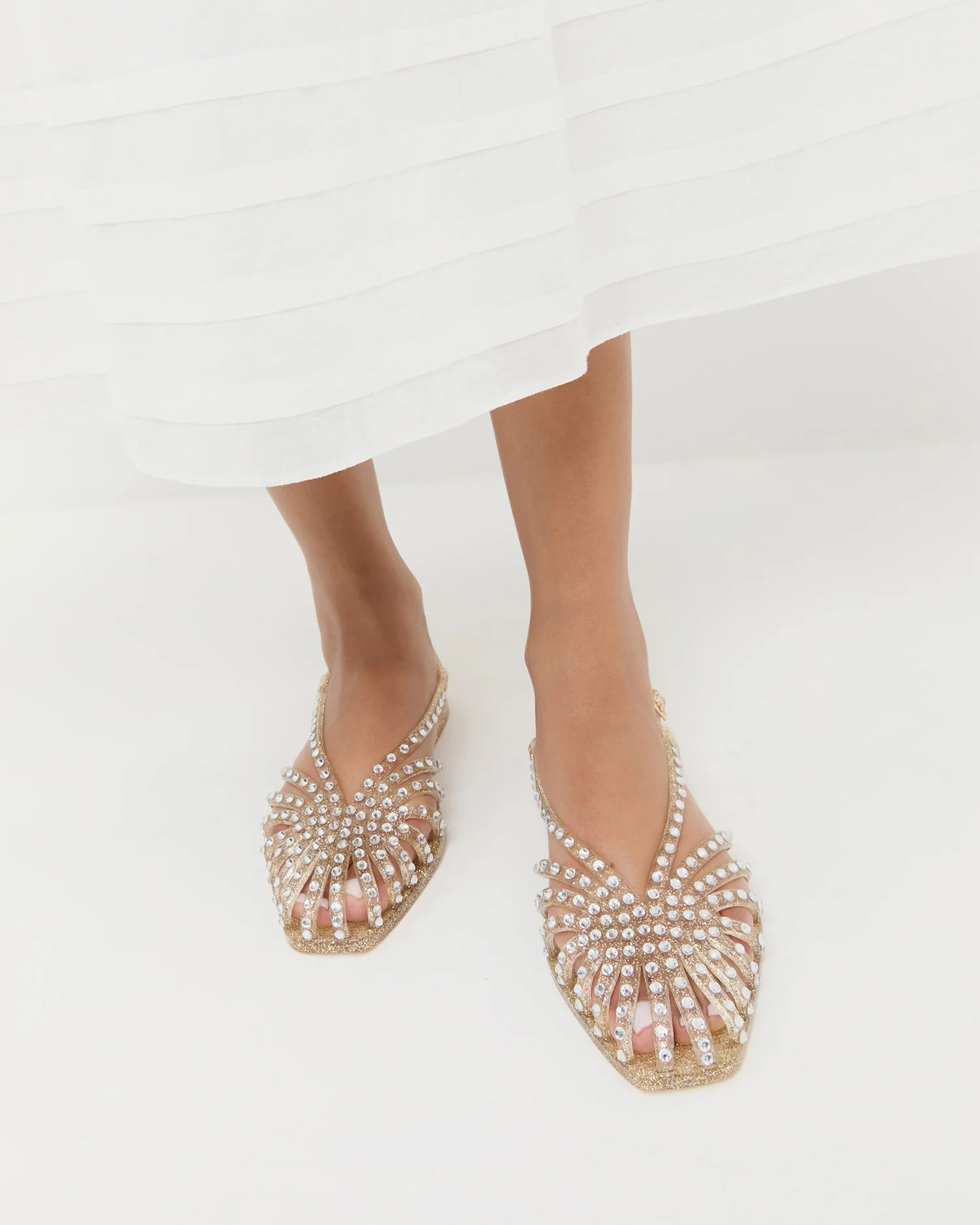 Devon Champagne Jelly Slingback Sandal | Loeffler Randall