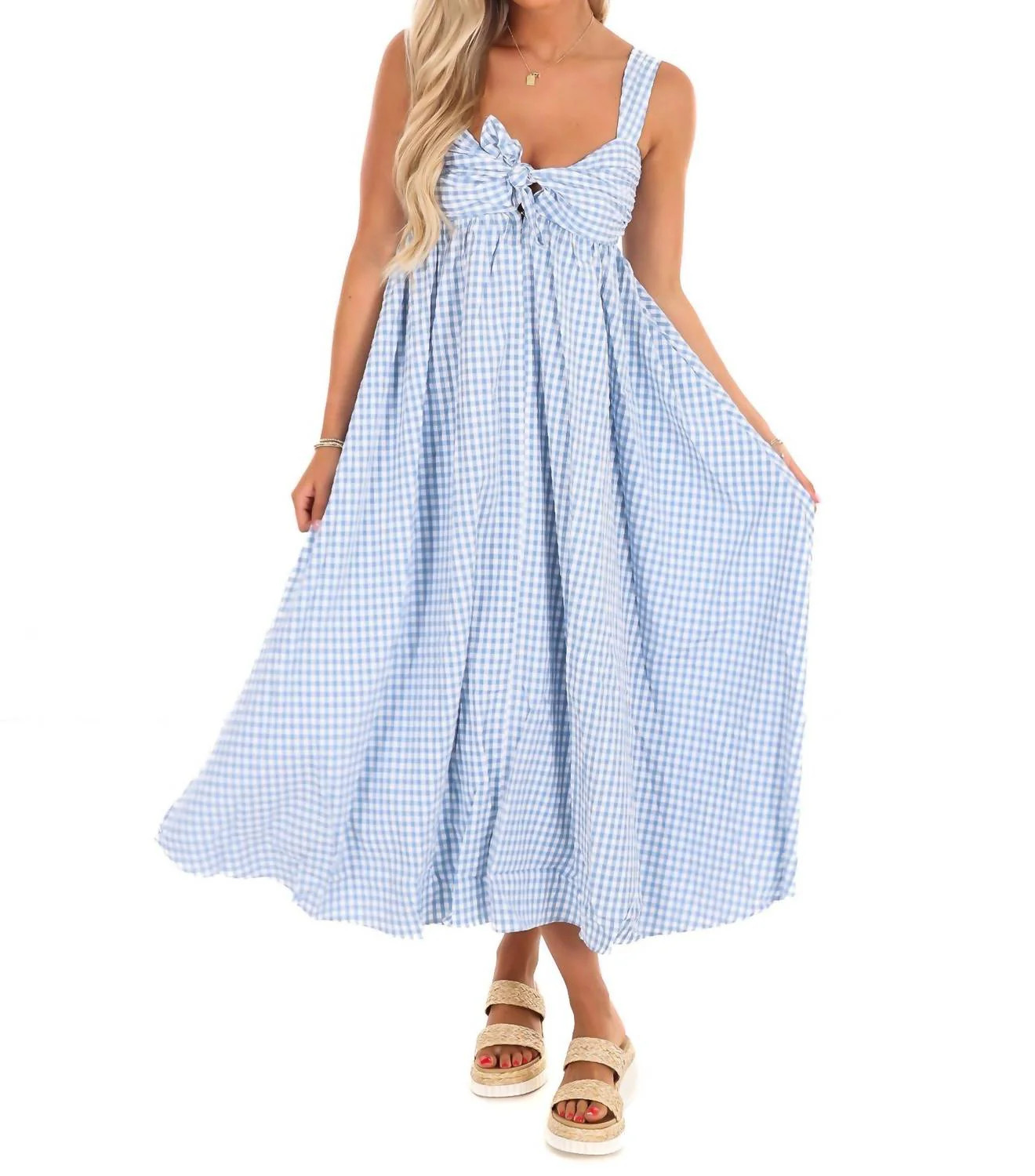 Kenny Maxi Dress In Blue Moon | Shop Simon