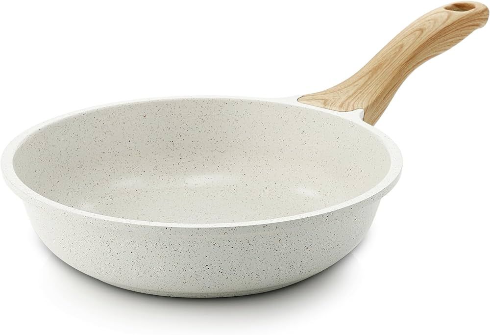 SENSARTE Nonstick Ceramic Frying Pan Skillet, 8-Inch Omelet Pan, Healthy Non Toxic Chef Pan, Indu... | Amazon (US)