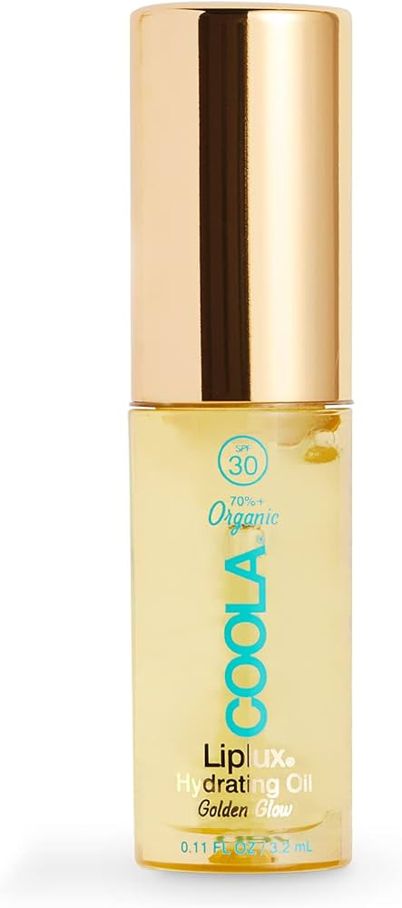 COOLA Organic Liplux Lip Oil And Lip Gloss Sunscreen With SPF 30, Dermatologist Tested Lip Balm F... | Amazon (US)