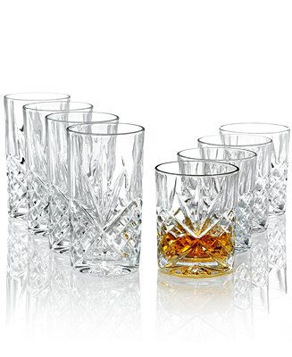 Barware, Dublin Double Old-Fashioned and Highball Glasses, Set of 8 | Macys (US)