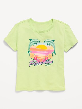 Short-Sleeve Graphic T-Shirt for Girls | Old Navy (US)