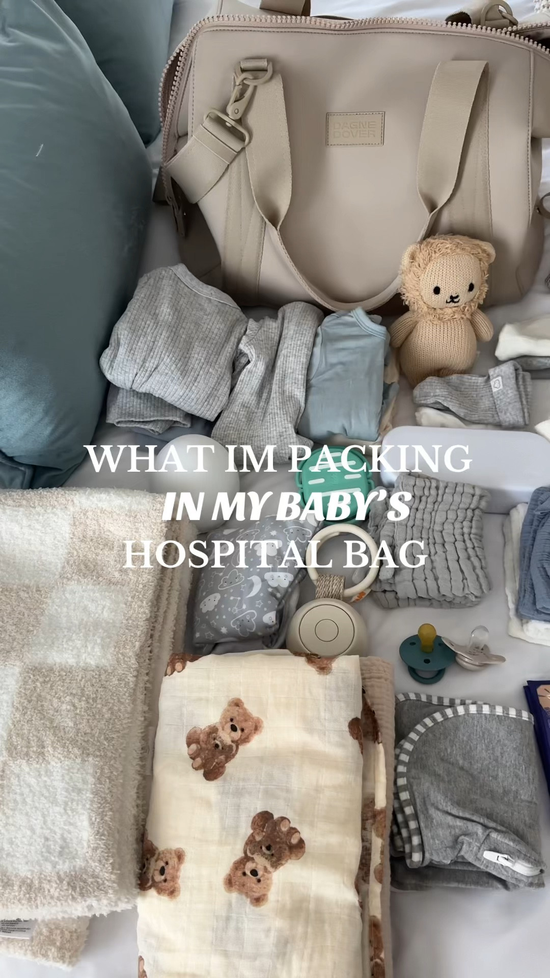 What I’m packing in my baby’s hospital bag! 🤍🫶🏼🍼🧸 ps. my Dagne Dover code is still active through 7/7! KAIT20 for 20% off all full priced items! 

#LTKBaby #LTKFindsUnder100 #LTKTravel