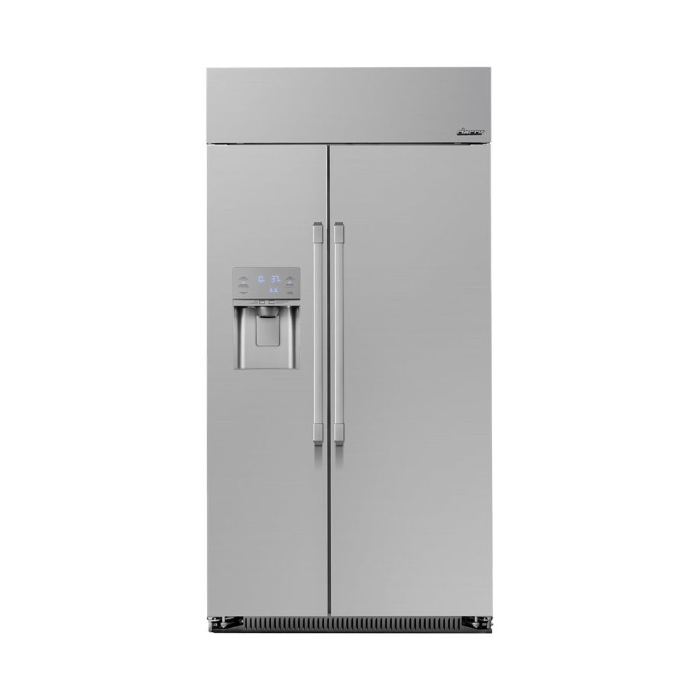 Dacor Professional 24 Cu. Ft. Side-by-Side Built-In Refrigerator Stainless steel DYF42SBIWR - Bes... | Best Buy U.S.