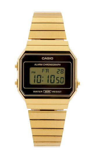 Casio A700 Series Watch in Metallic Gold. | Revolve Clothing (Global)