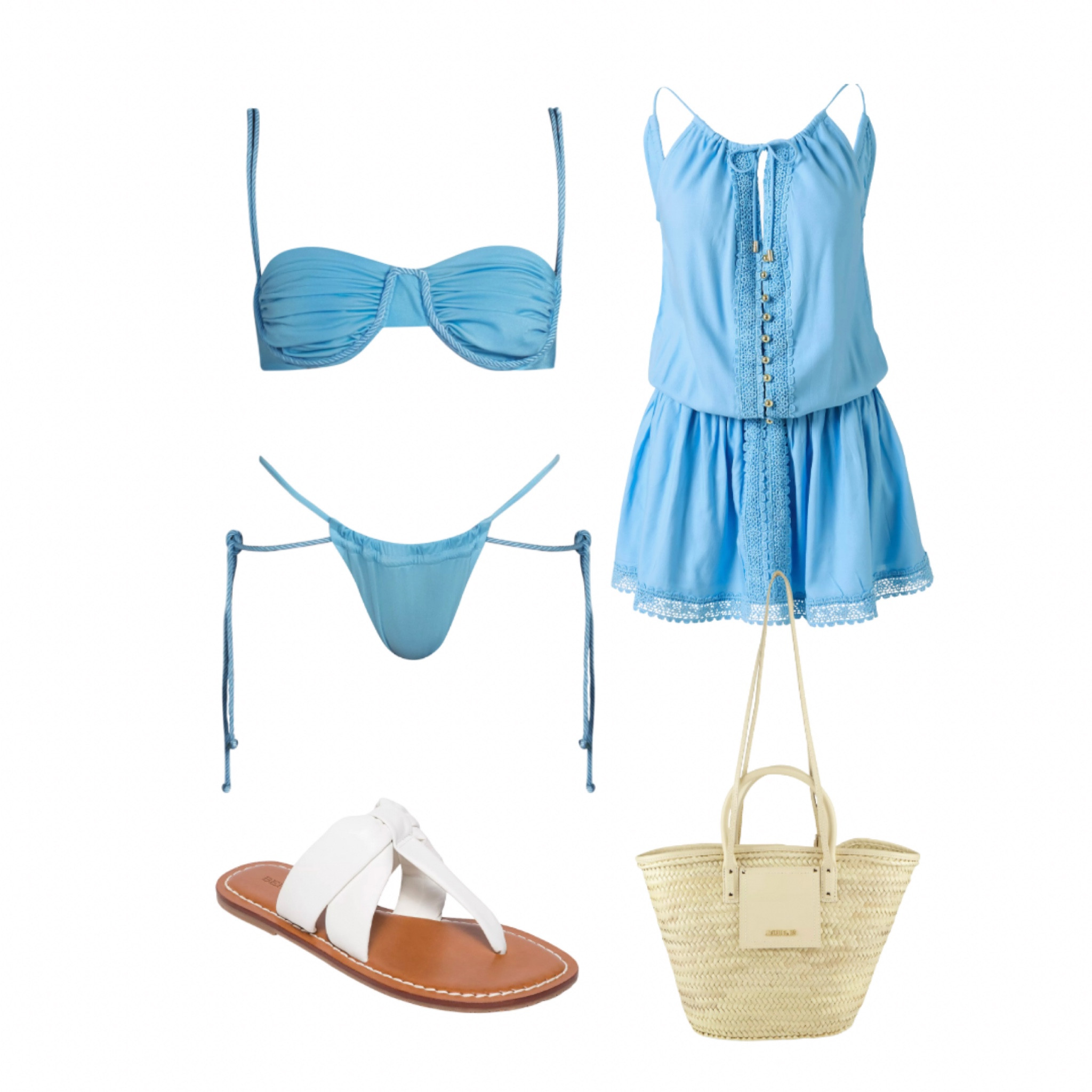 Blue swim look🩵🤍

#LTKStyleTip #LTKSeasonal #LTKSwim