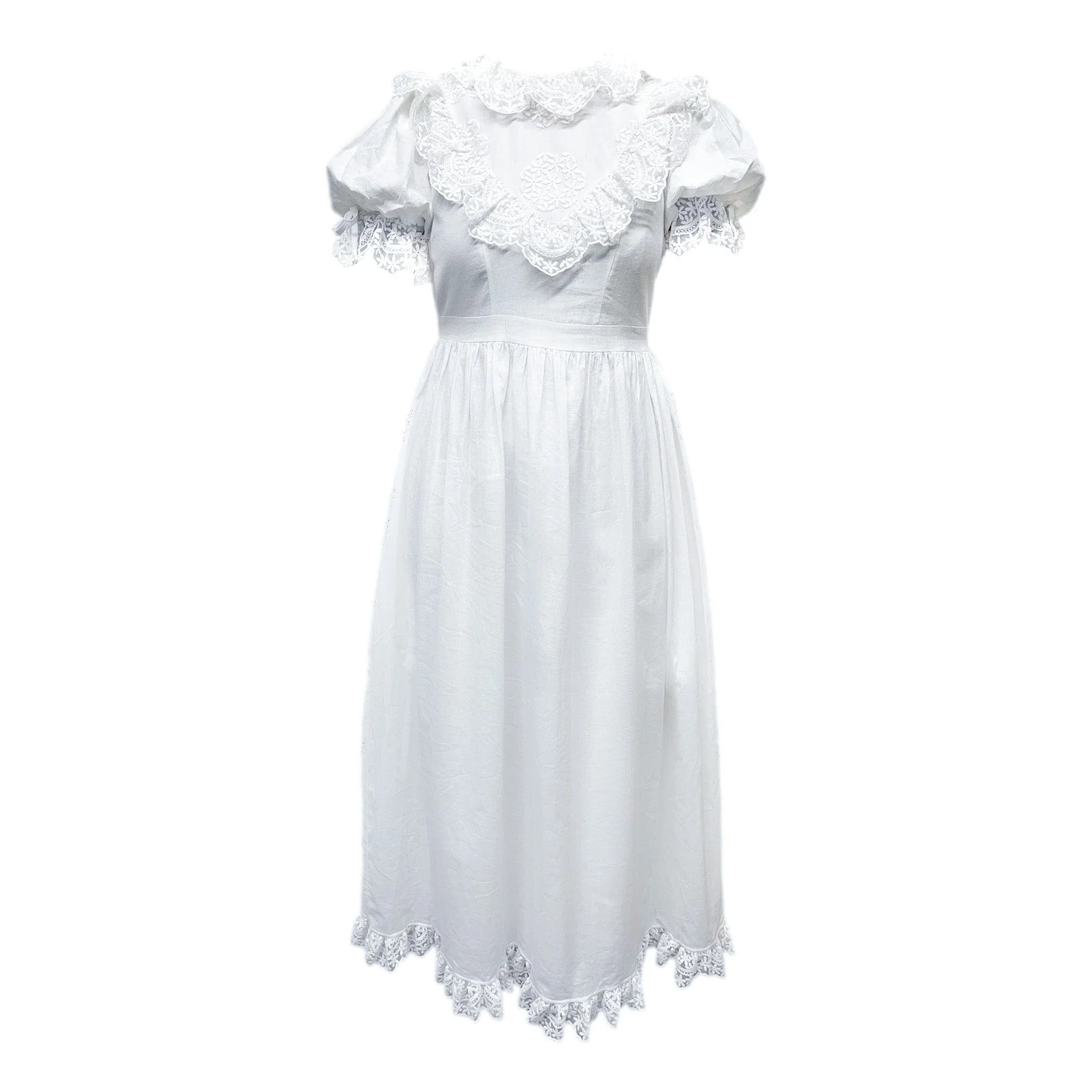 Katherine Embroidered Linen Mom Dress | petite maison kids
