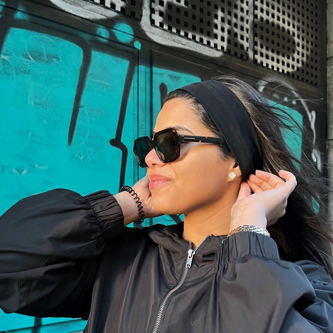 Head Band Super Soft Cotton Non Slip Black Blue White Multi Use Head Band - Etsy UK | Etsy (UK)