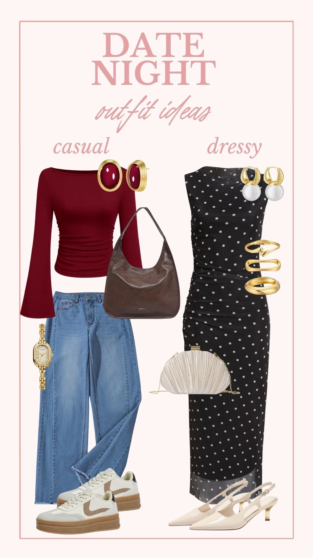 Ready for date night? These two outfits are perfect for any night out! 💃✨🤝

#LTKBeauty #LTKmomlife #LTKootd