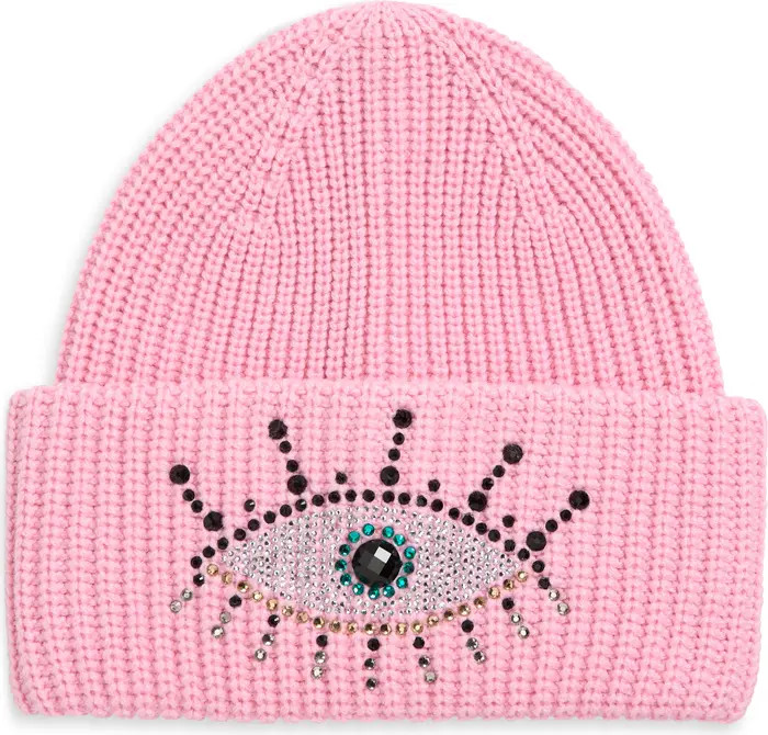 Beaded Evil Eye Beanie | Nordstrom