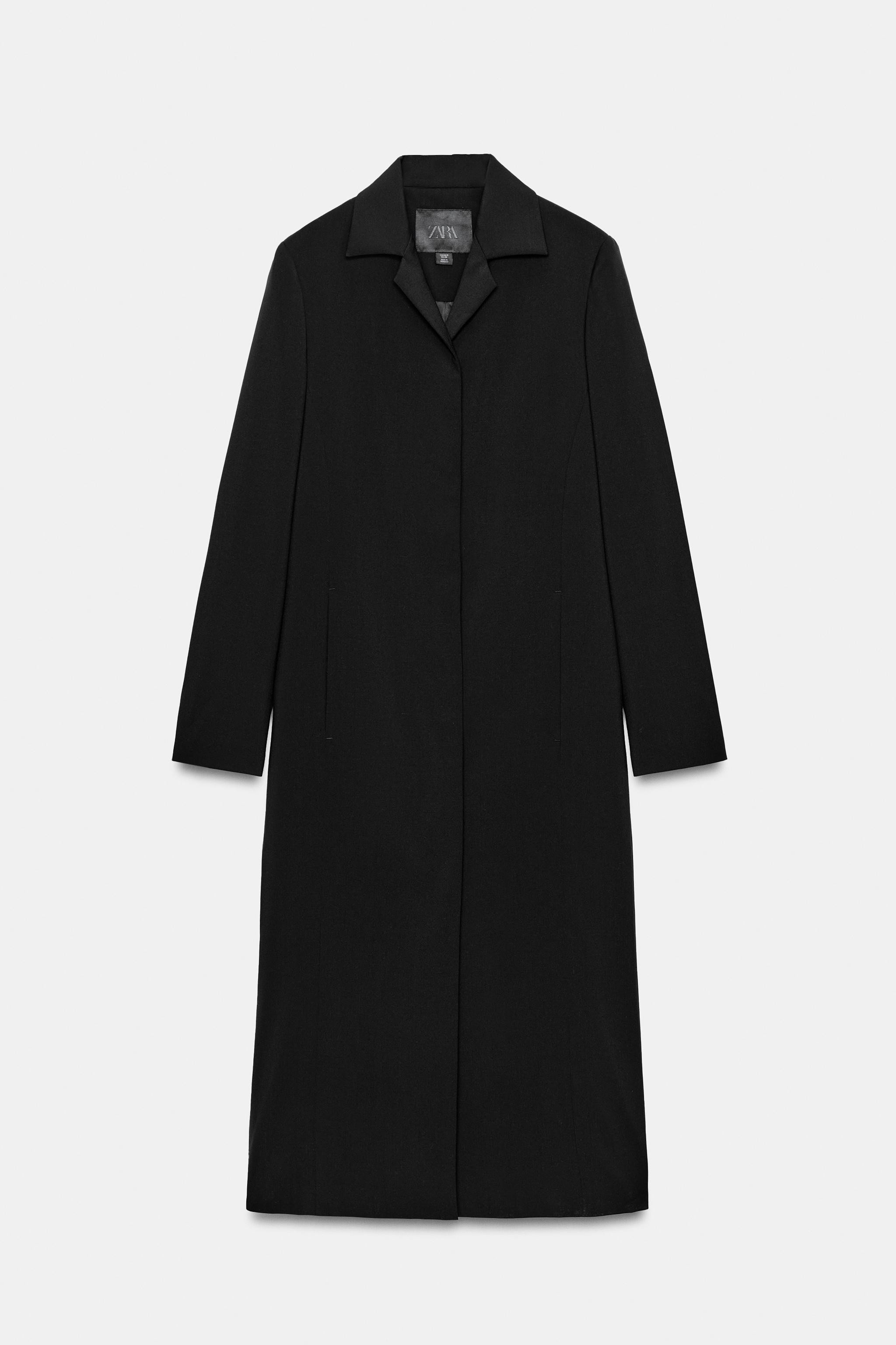 ZW COLLECTION 100% WOOL LONG COAT | Zara US