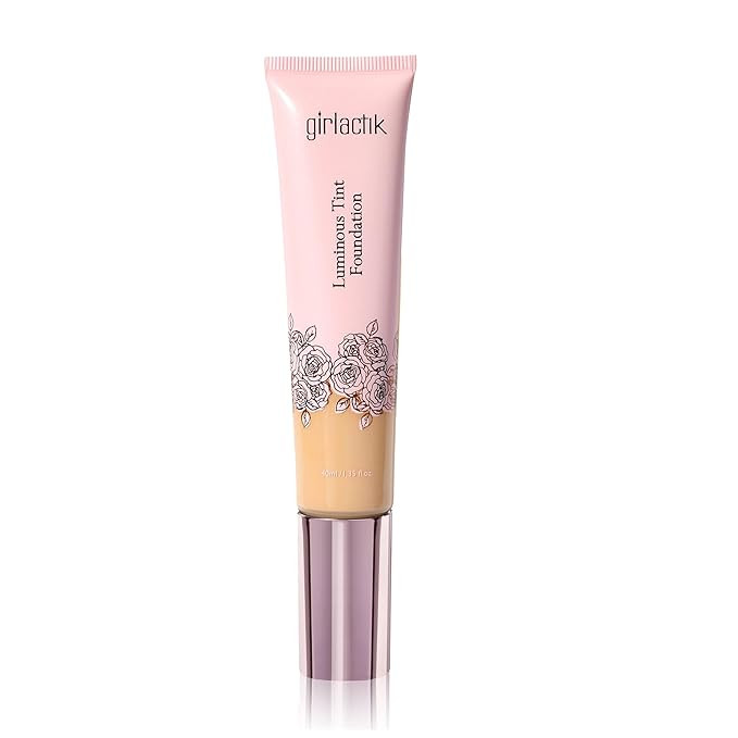 Girlactik Luminous Tint Foundation – Hydrating 2-in-1 Tinted Moisturizer & Buildable Foundation... | Amazon (US)