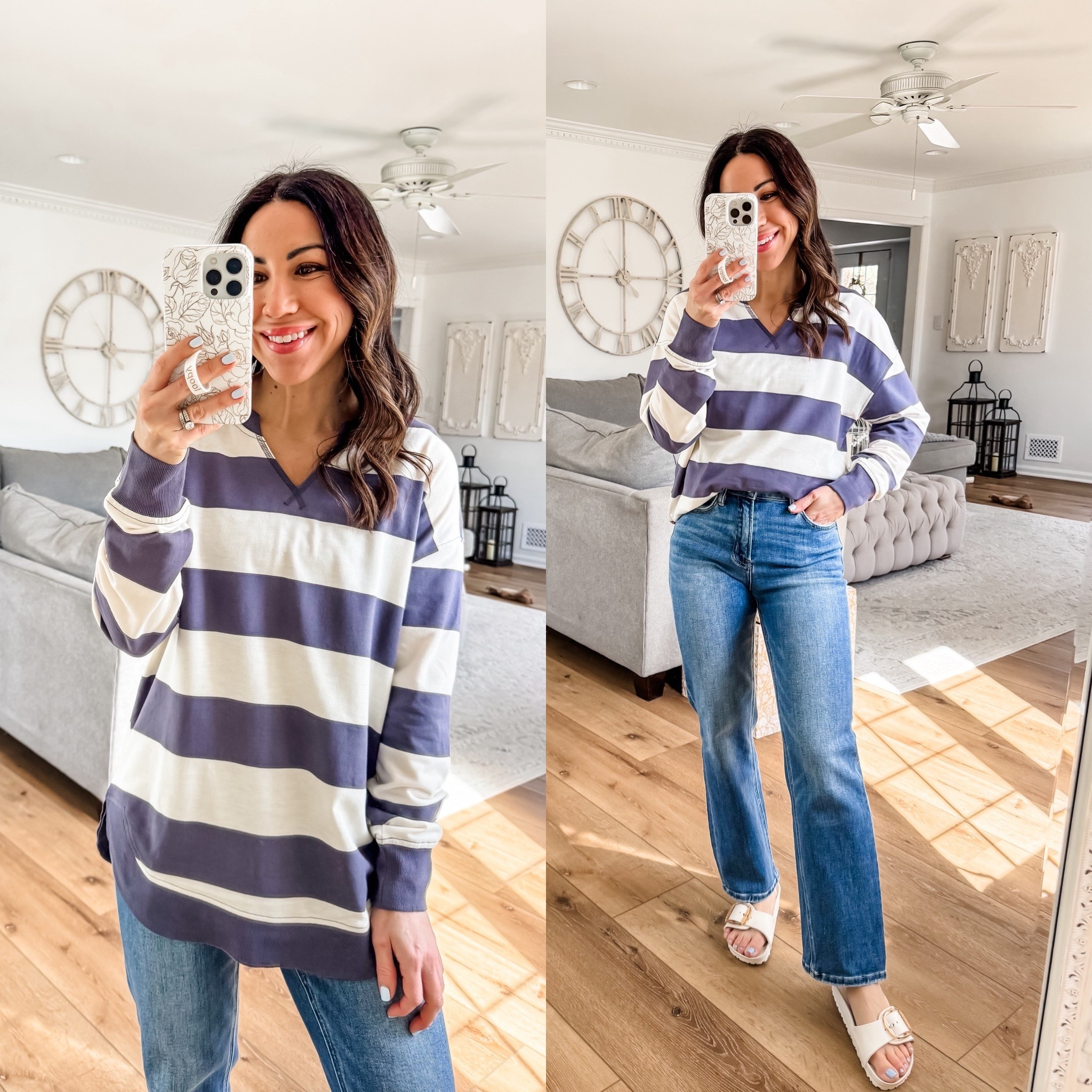 Code LTK10.Xs striped sweatshirt. Jeans 25. Maurice’s, Maurices



#LTKPetite #LTKOver40 #LTKSaleAlert