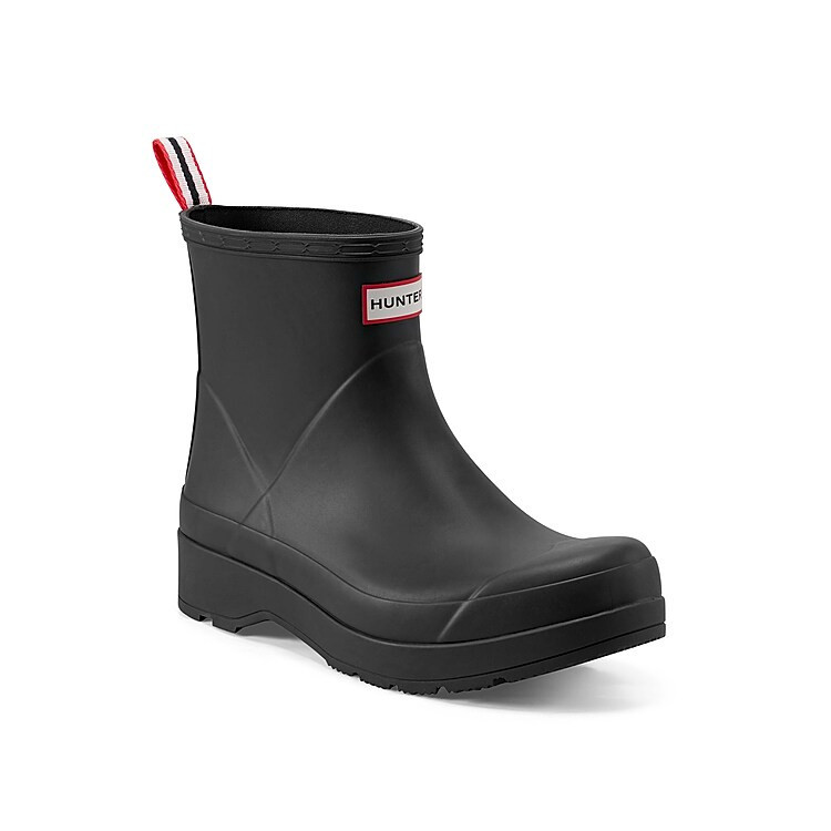 HUNTER Play Short Rain Boot | Men's | Black | Size 12 | Boots | Rain | DSW