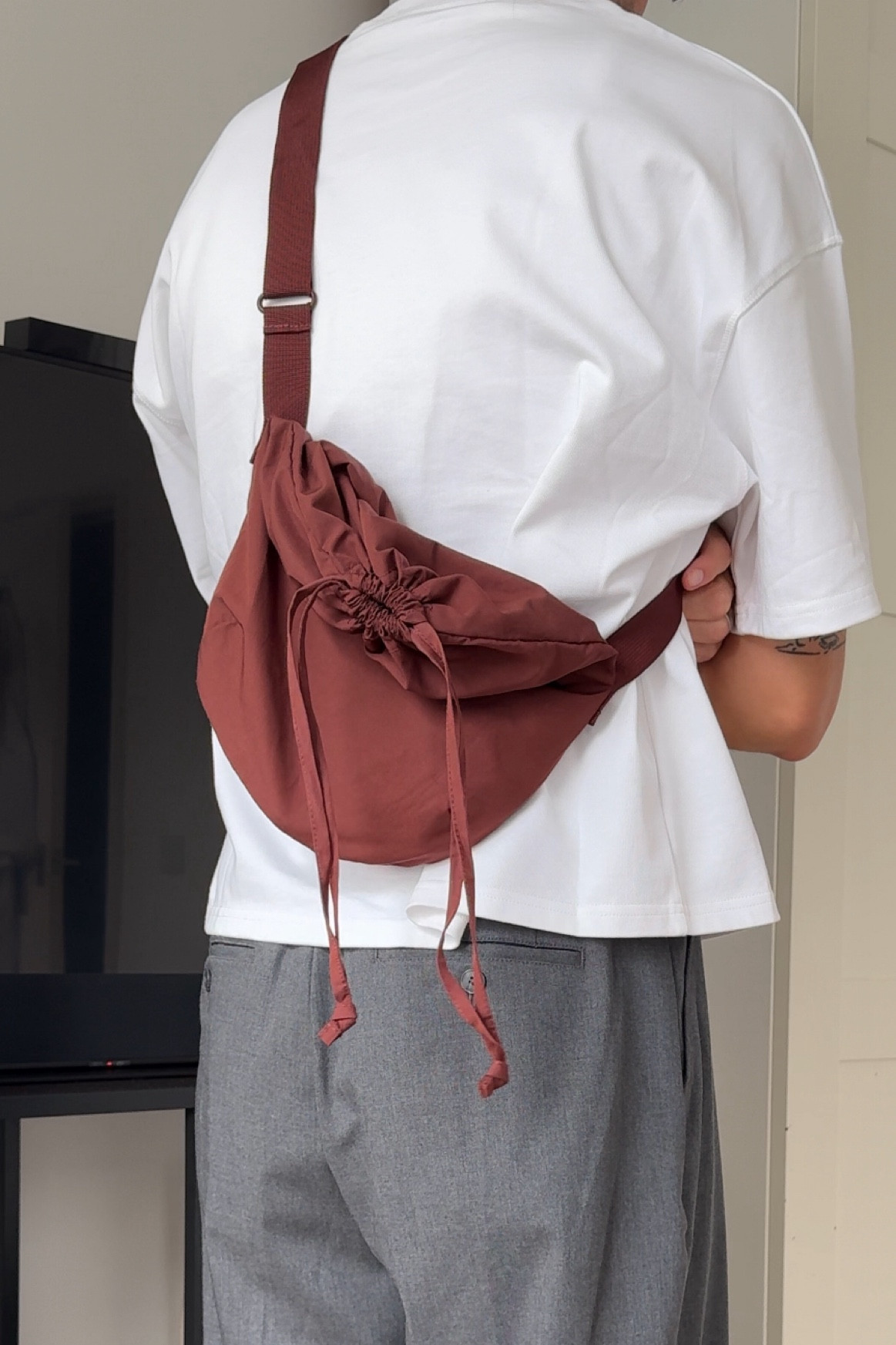 Uniqlo drawstring bag mini - burgundy

UK & Germany links

#LTKGiftGuide #LTKstyletip #LTKitbag