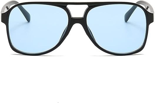 Vintage Aviator Sunglasses for Women Men 70s Glasses Retro Oversized Yellow Lens Shades | Amazon (US)