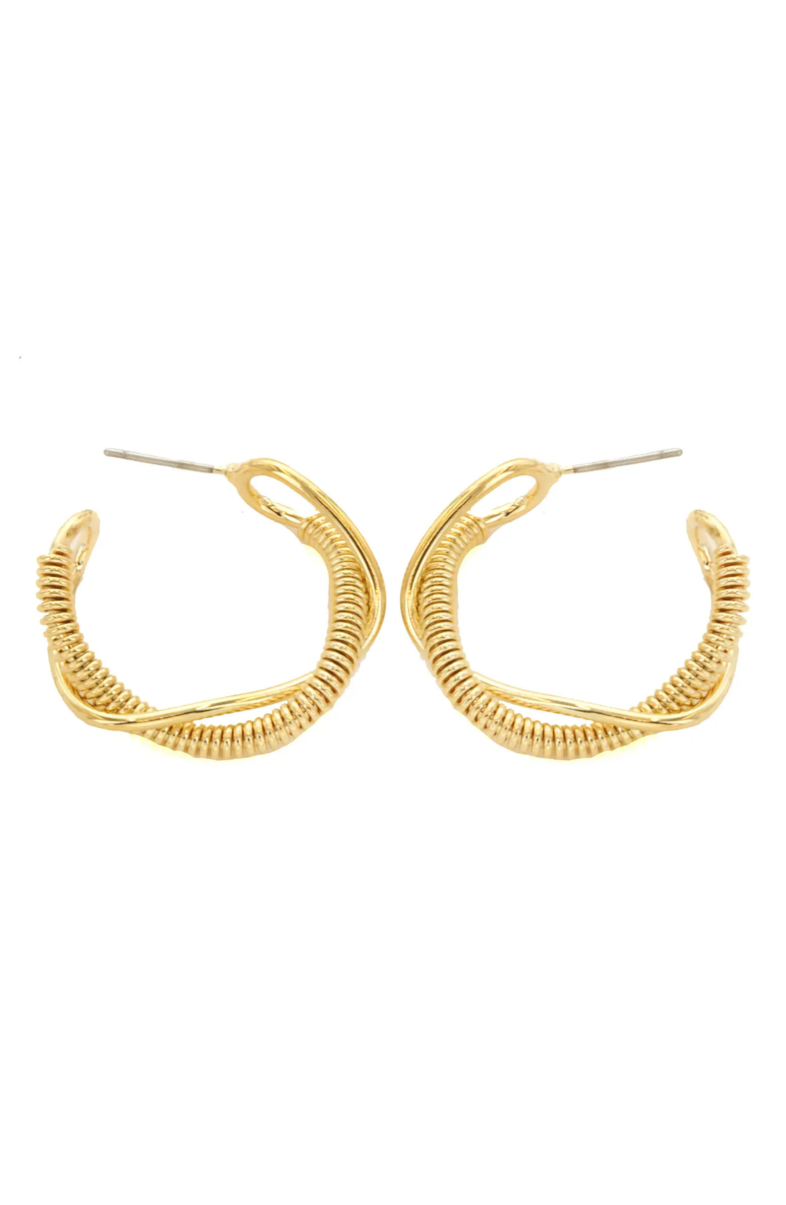 Coil Twist Hoop Earrings | Nordstrom