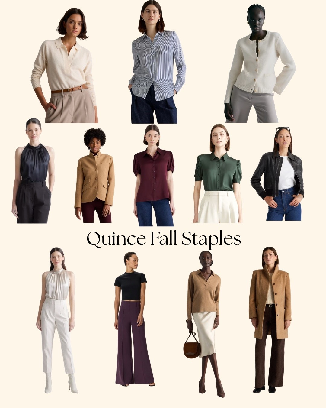 I just recently discovered the store Quince, and I am a full convert! From washable and silk blouses with subtle stretch for comfort that you can wear with jeans out on a date or trousers to work, to cashmere for $50, to genuine leather jackets that cost less than most faux leather products these days, they are top notch!! The quality is amazing, and the price is right!

I plan to take the washable blouses with me when I travel to Europe, because they’re perfect to simply hand wash in the sink and re-wear. 

The cashmere is perfectly non-bulky and doesn’t shed, and it will be great for layering over the silky soft blouses. Did I mention the blouses have stretch in them to make them seriously the make comfortable silk blouses I’ve ever put on?

I wear a small in everything but the leather jacket. I sized up to medium in the jacket because I wanted a more relaxed fit on my upper back and wanted to wear sweaters underneath. 

This site is amazing!

#LTKFindsUnder100 #LTKStyleTip #LTKSeasonal