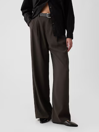365 High Rise Pleated Trousers | Gap (CA)