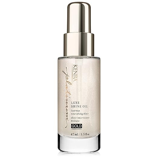 Kenra Platinum Luxe Shine Oil | Gold Enriched Nourishing Elixir |Enhances Shine & Manageability |... | Amazon (US)