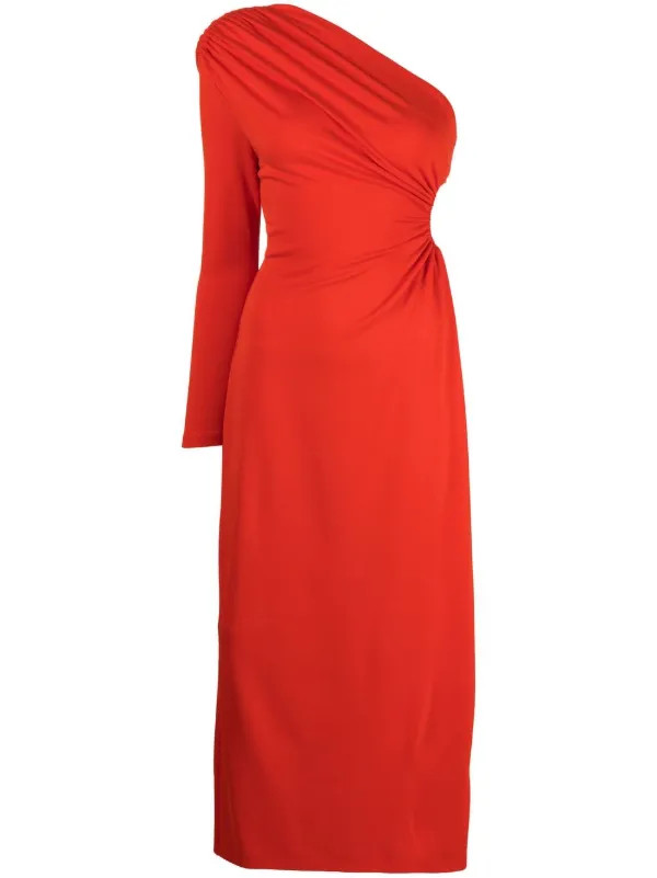 Stanmore one-shoulder midi dress | Farfetch Global