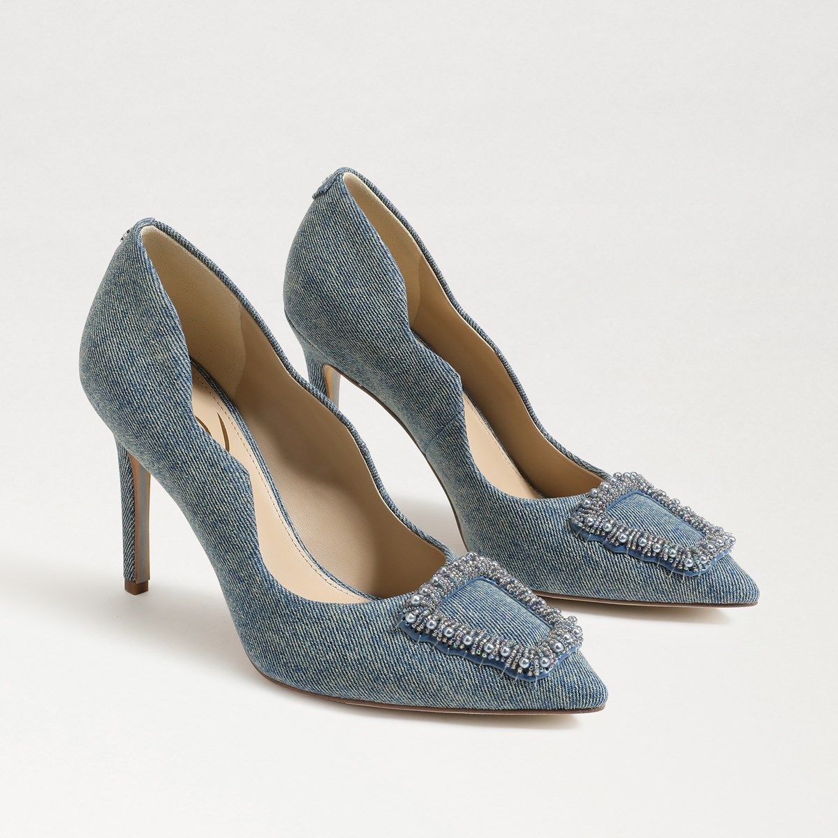 Harriett Beaded Pointed Toe Heel | Sam Edelman