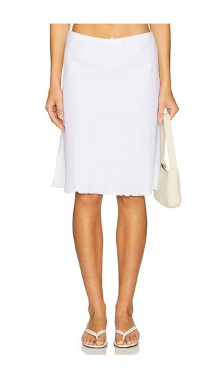 GUIZIO Paloma Skirt in White. - size XS | Revolve Clothing (Global)