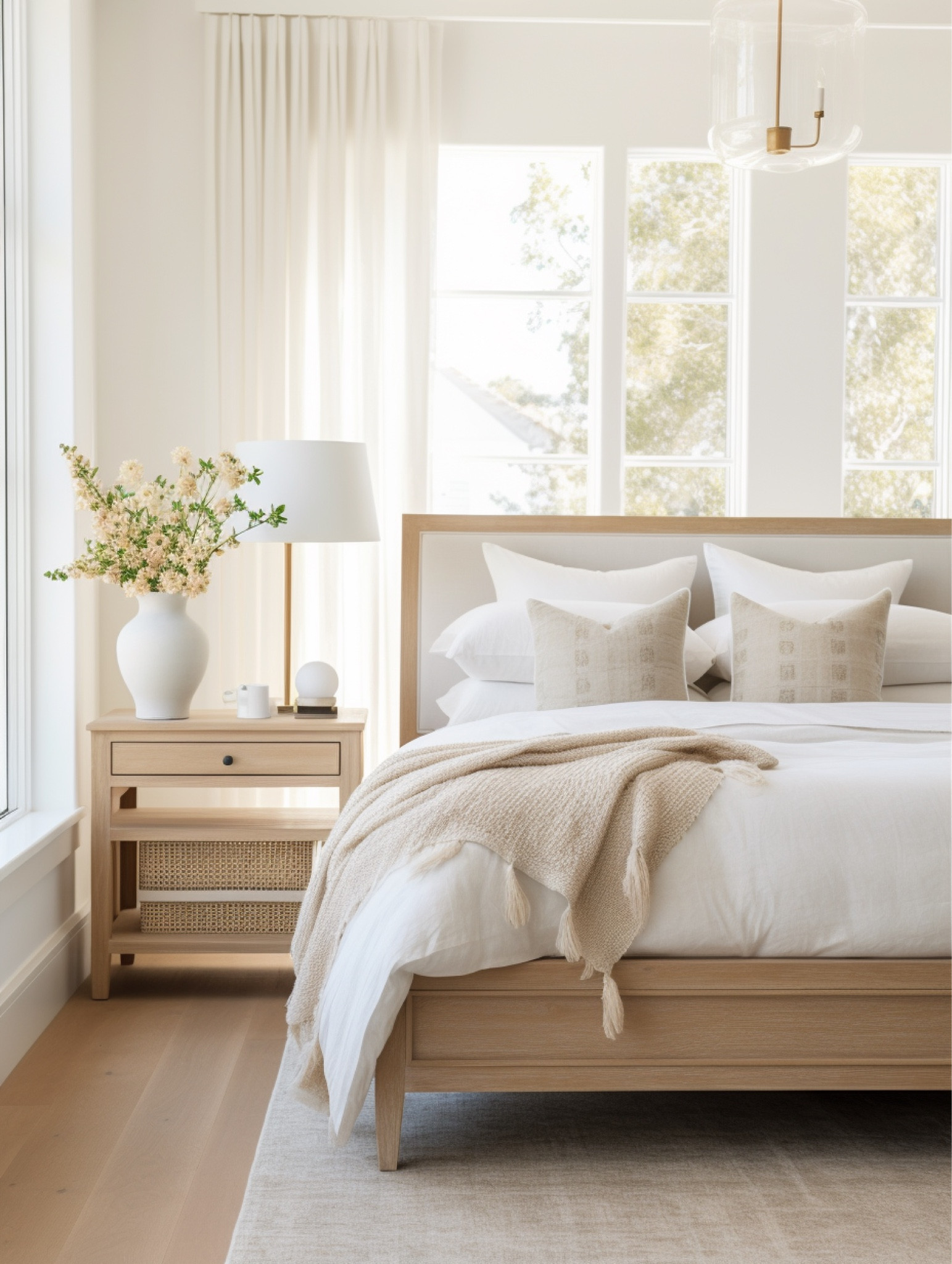 light & airy bedroom 

#LTKfamily #LTKhome