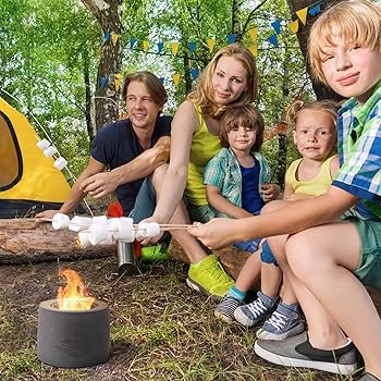 Portable Tabletop Fire Pit Bowl - Table Top Rubbing Alcohol Fireplace Indoor Outdoor Decor Mini F... | Amazon (US)